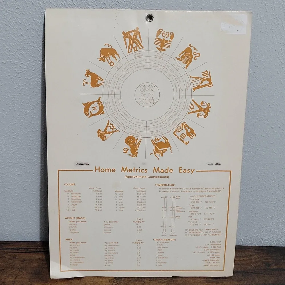 1978 Clintonville CoopWall Calendar‎ Pencil Holder Clintonville Wisconsin